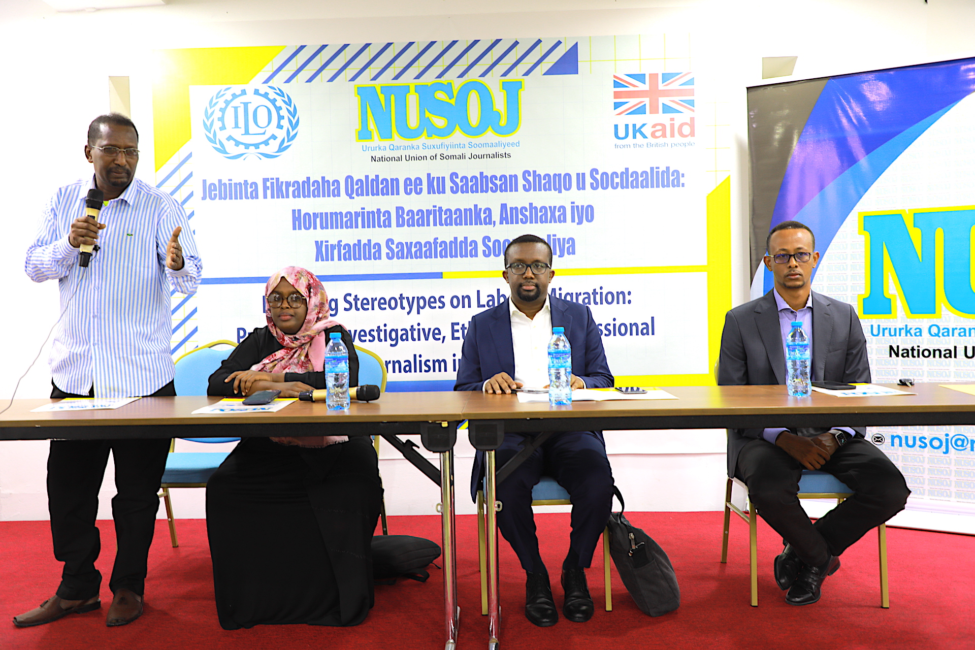 UK and ILO join forces to build the capacity and confidence of Somali journalists to report fairly on labour migration